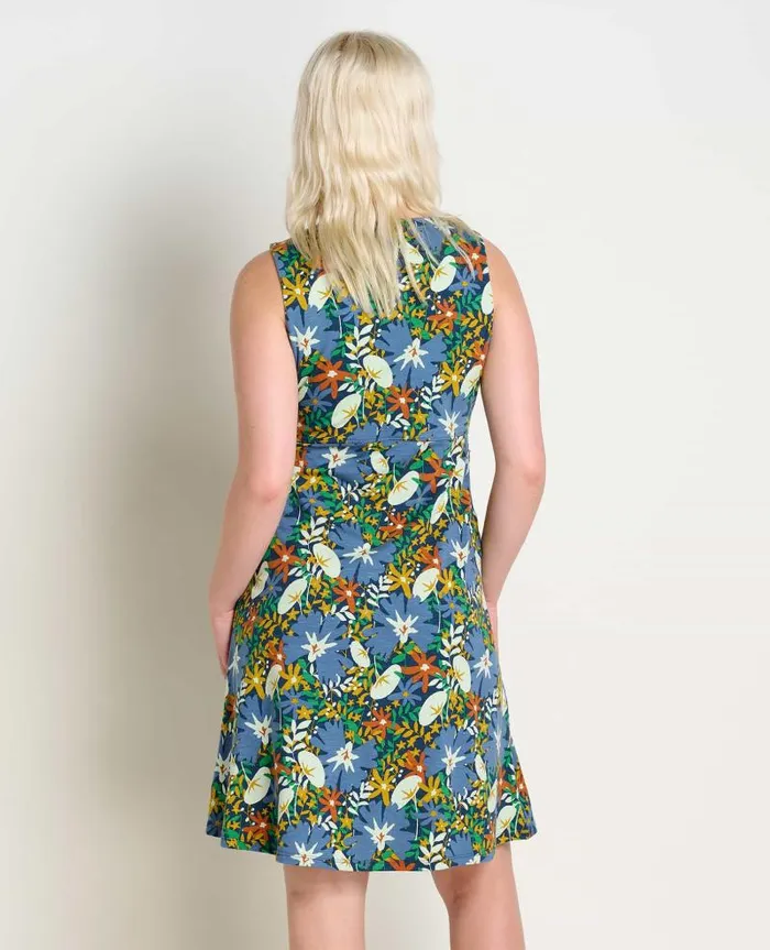 Women Dresses Toad and Co Rosemarie Sleeveless Dress Midnight Floral Print