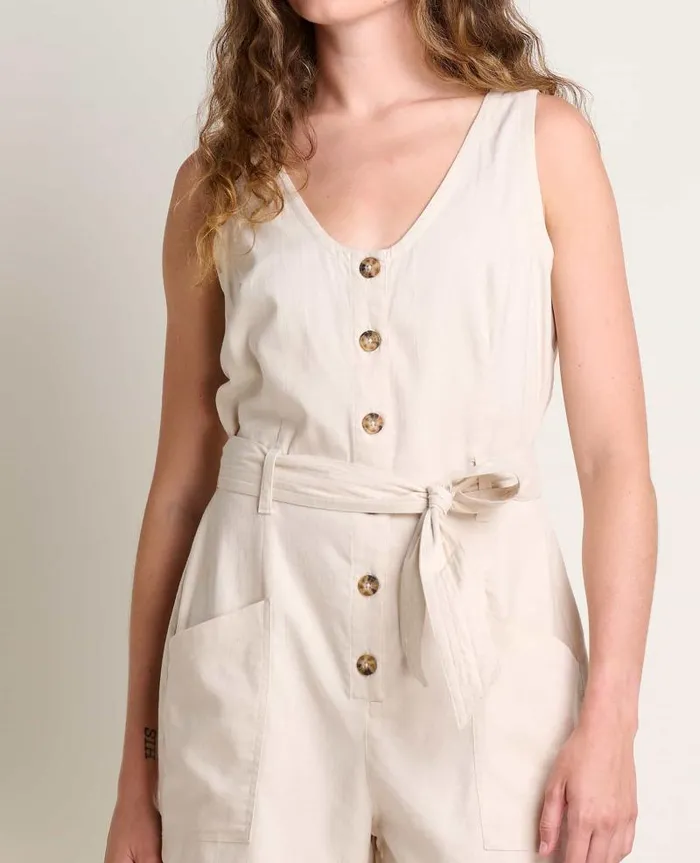 Women Dresses Toad and Co Tarn Romper Oatmeal