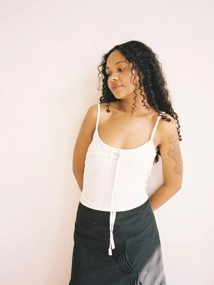 Women Eliza Top White Lisa Says Gah Sleeveless Tops