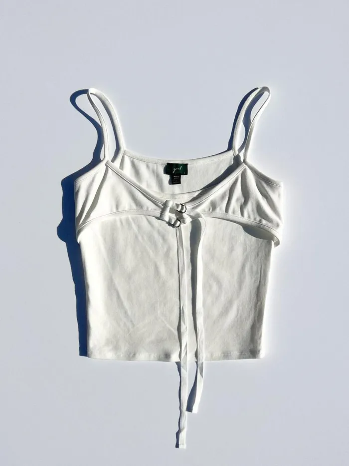 Women Eliza Top White Lisa Says Gah Sleeveless Tops