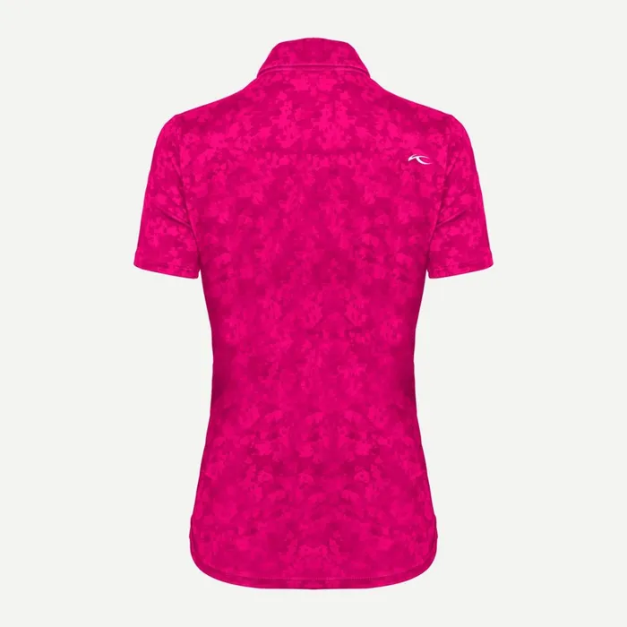 Women Enya Printed Polo SS Cranberry KJUS Polos