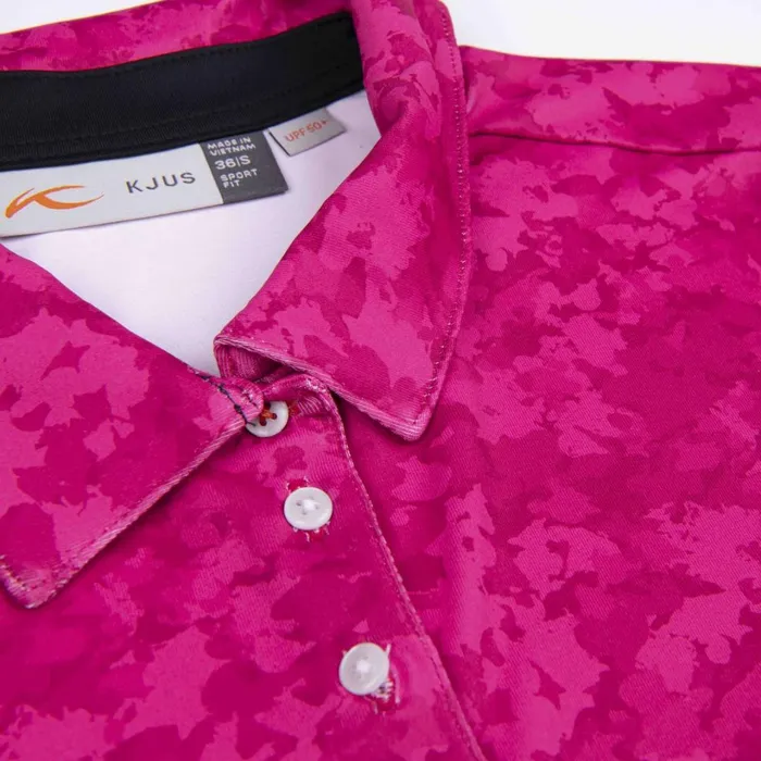 Women Enya Printed Polo SS Cranberry KJUS Polos