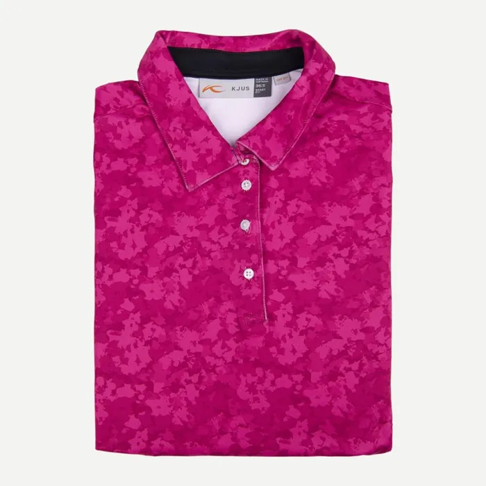 Women Enya Printed Polo SS Cranberry KJUS Polos