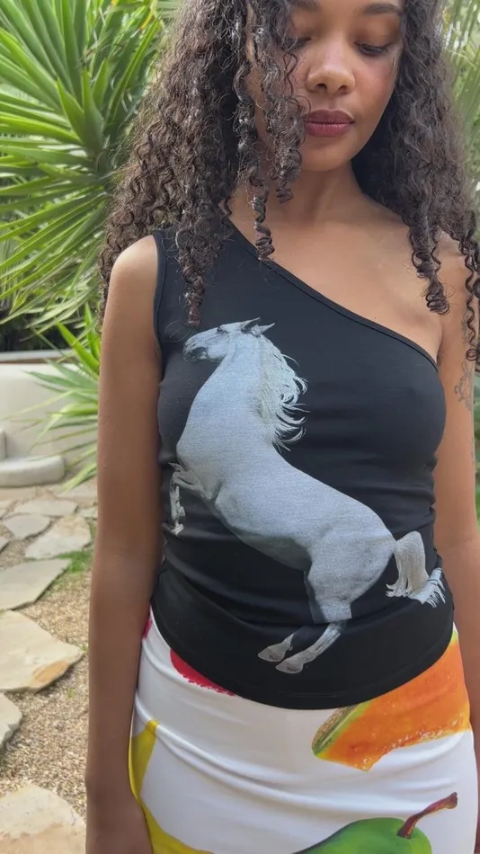 Women Equestrian Tank Horse Lisa Says Gah Sleeveless Tops