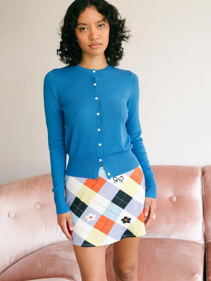 Women Erin Cardigan Cobalt Lisa Says Gah Tops