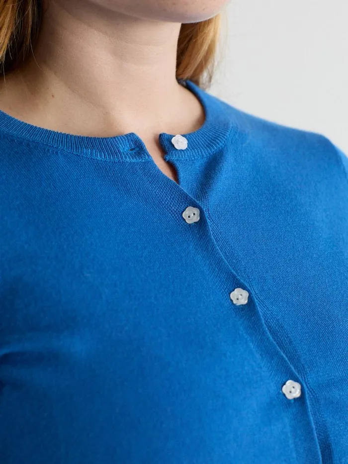 Women Erin Cardigan Cobalt Lisa Says Gah Tops
