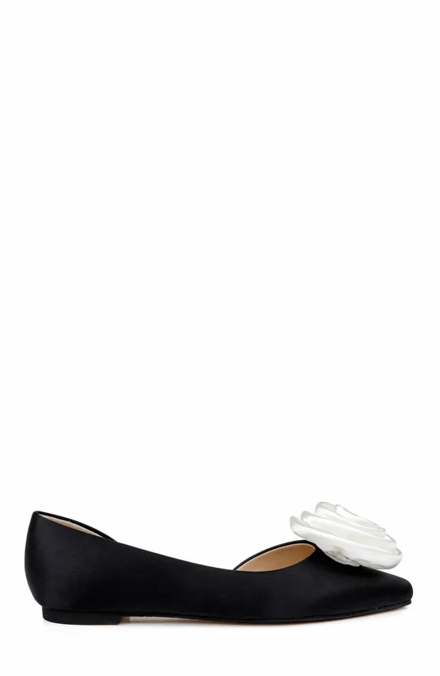 Women Flats Badgley Mischka Jana D039orsay Flats Black