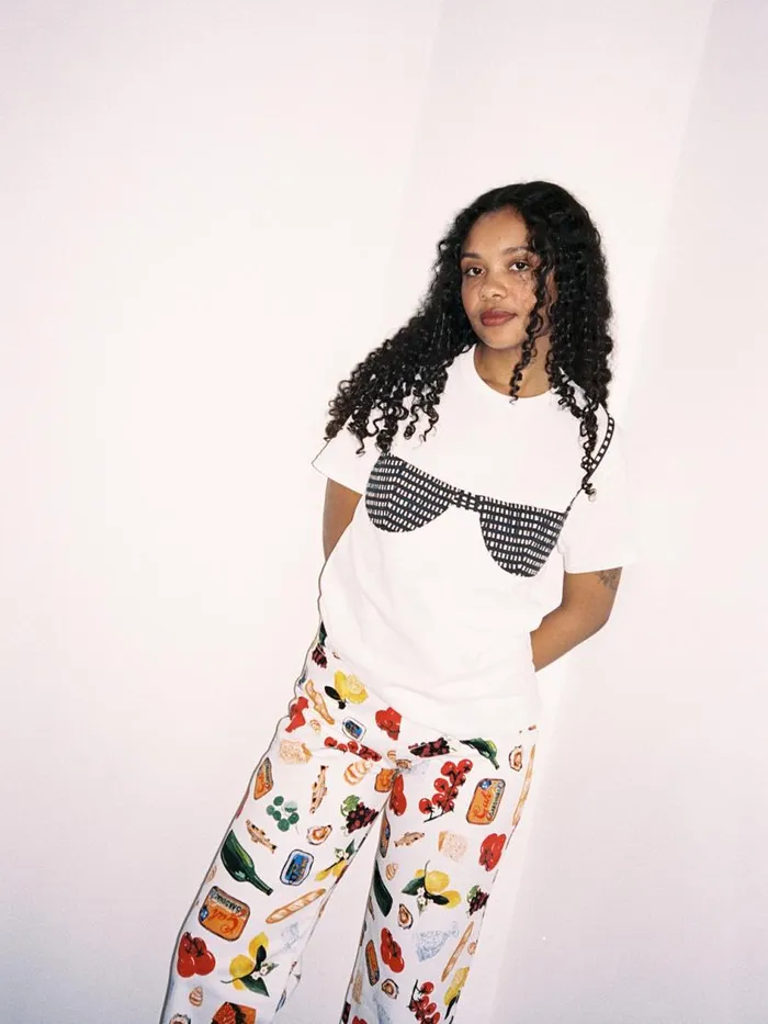 Women Florida Woman Applique Tee Black And White Gingham Lisa Says Gah Tops