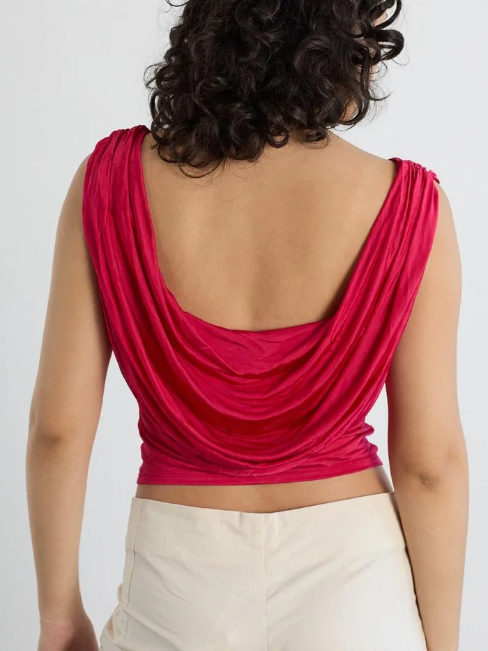 Women Galla Top Raspberry Lisa Says Gah Tops
