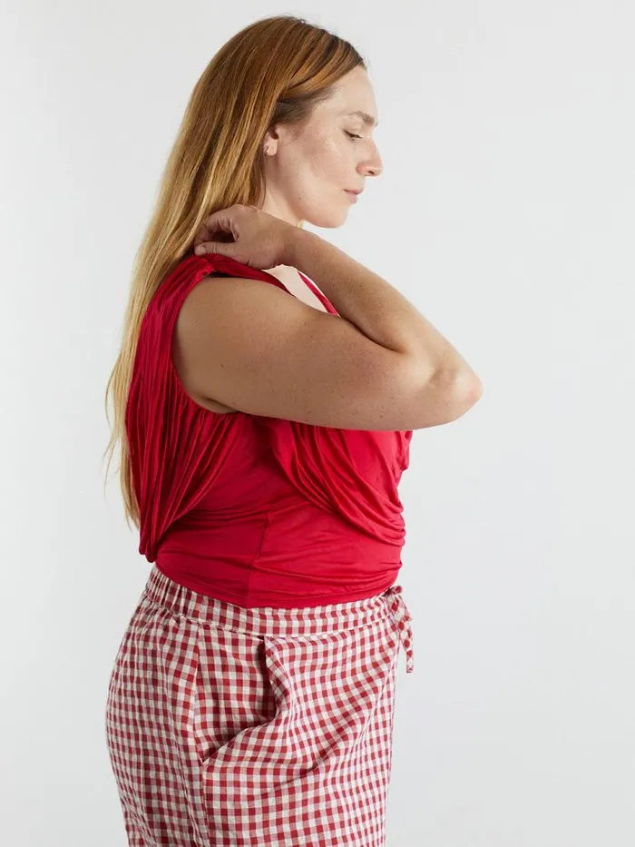 Women Galla Top Raspberry Lisa Says Gah Tops