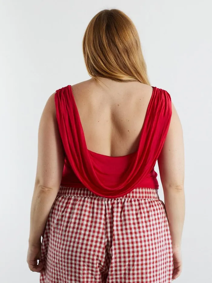 Women Galla Top Raspberry Lisa Says Gah Tops