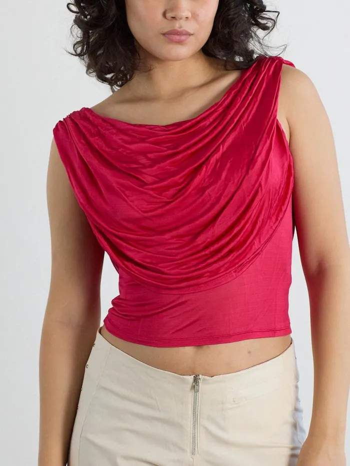 Women Galla Top Raspberry Lisa Says Gah Tops