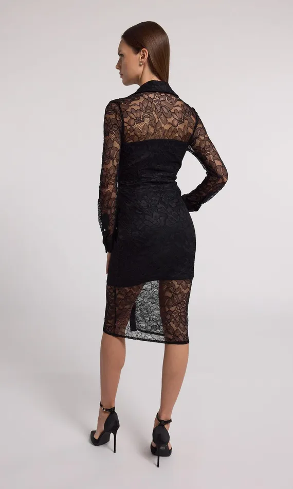 Women Generation Love Clothing Dresses Lorene Lace Dress Black