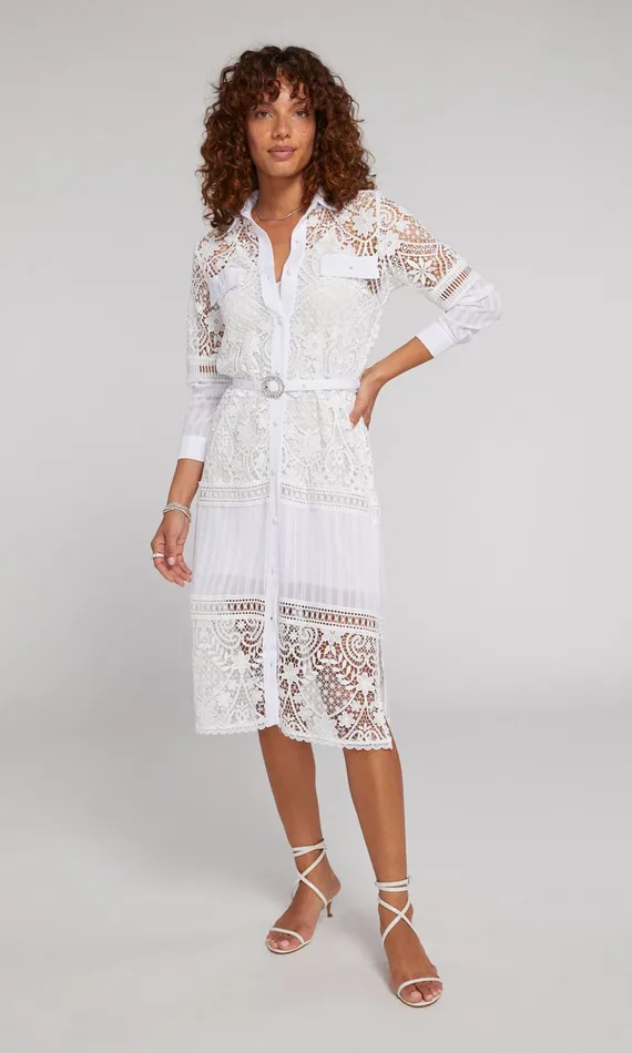 Women Generation Love Clothing Dresses Maureen Lace Dress White