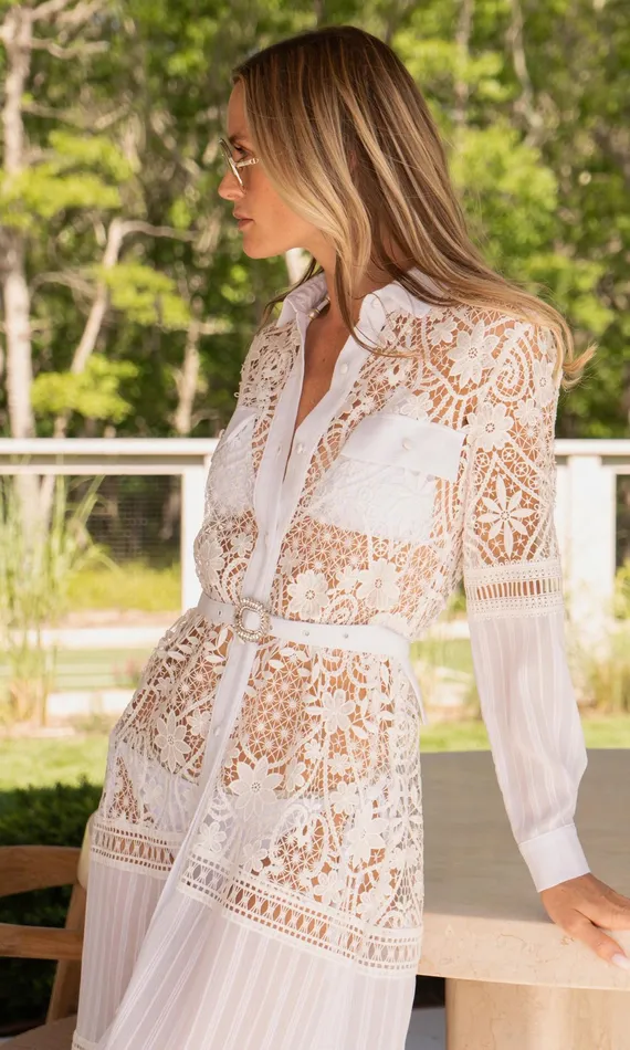 Women Generation Love Clothing Dresses Maureen Lace Dress White