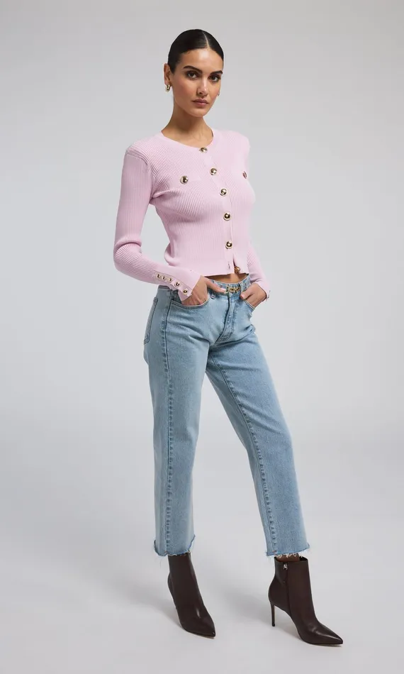 Women Generation Love Clothing Pants Libny Denim Pants With Removable Belt Light Blue