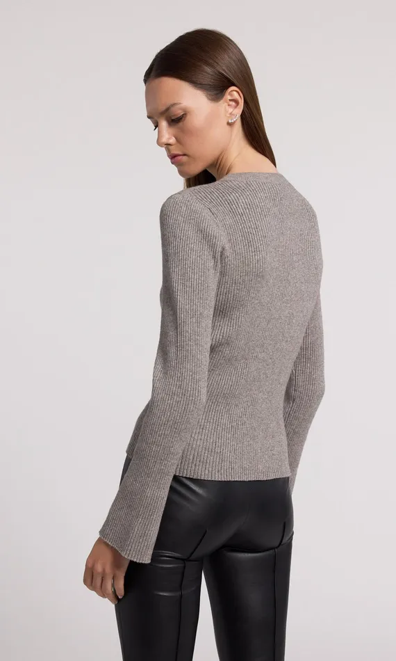 Women Generation Love Clothing Sweaters and Sweatshirts Dua Cardigan Heather Grey