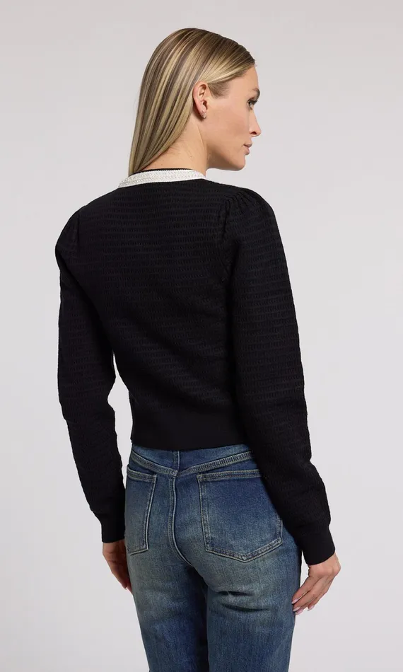 Women Generation Love Clothing Sweaters and Sweatshirts Leonora Cardigan Black