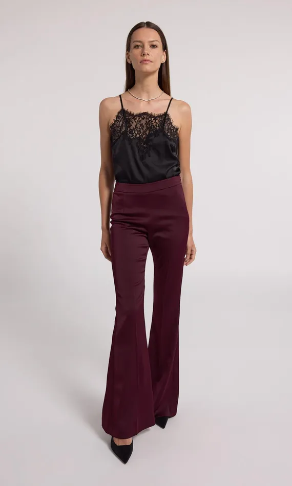 Women Generation Love Clothing Tops Alisa Lace Combo Cami Black