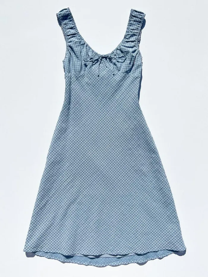Women Geranium Dress Chambray Lisa Says Gah Dresses