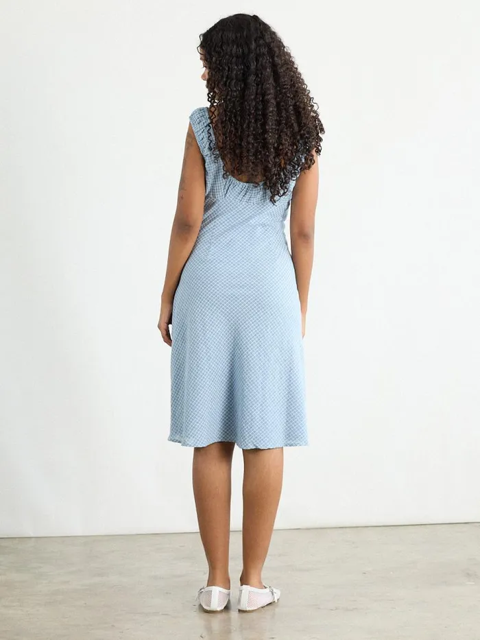 Women Geranium Dress Chambray Lisa Says Gah Dresses