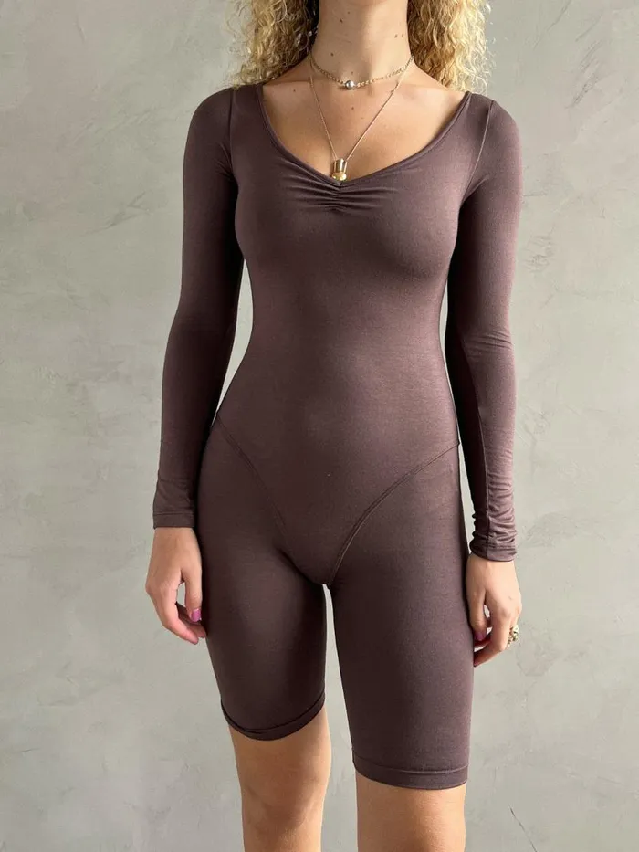 Women Ghauri Onesie Chocolate Lisa Says Gah Shorts