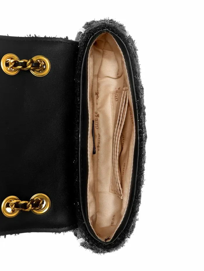 Women GUESS Giully Convertible Crossbody Black Handbags Women GUESS Giully Convertible Crossbody Black Handbags