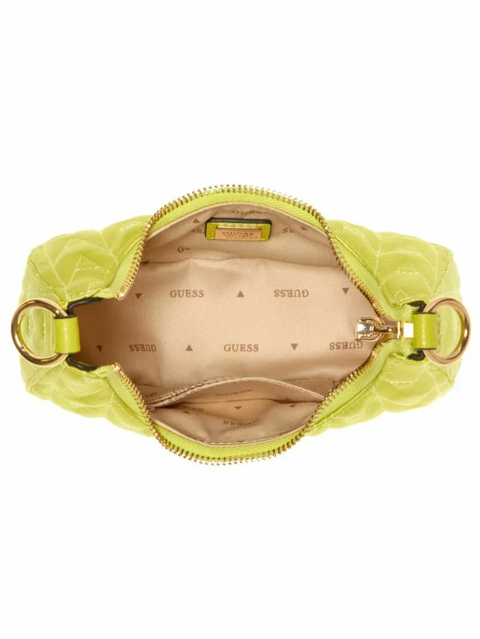 Women GUESS Golden Rock Mini Crescent Hobo Bag Kiw Handbags Women GUESS Golden Rock Mini Crescent Hobo Bag Kiw Handbags