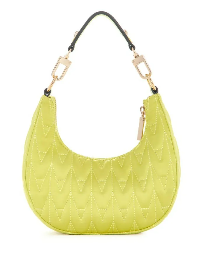 Women GUESS Golden Rock Mini Crescent Hobo Bag Kiw Handbags Women GUESS Golden Rock Mini Crescent Hobo Bag Kiw Handbags