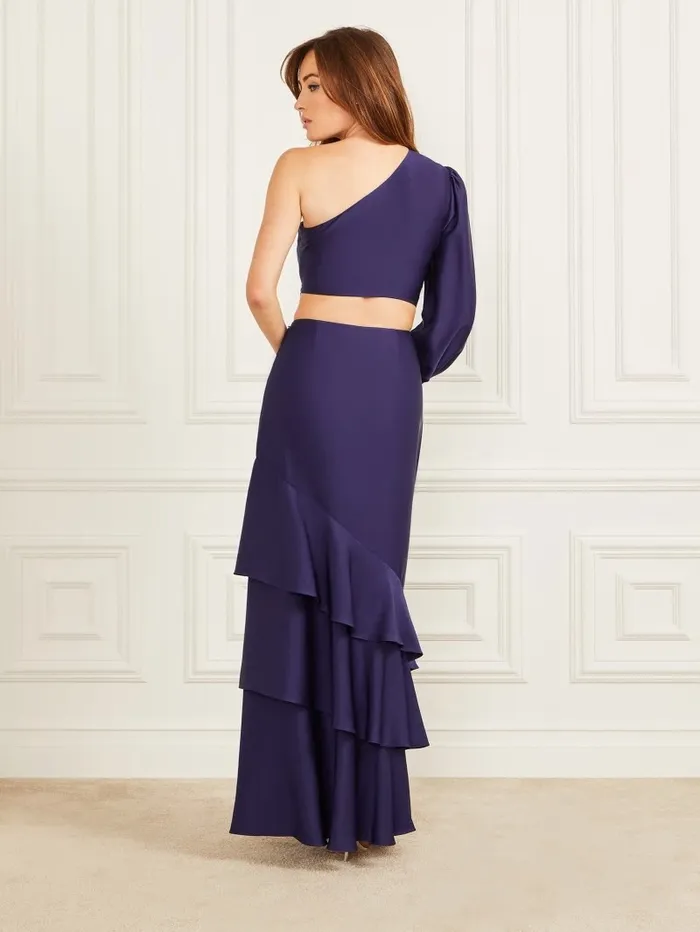 Women GUESS Jaime Cutout Dress Ink Aura Dresses and Jumpsuits