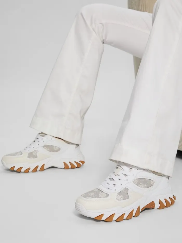 Women GUESS Norina Peony Jogger Sneakers Wht Floral Sneakers Women GUESS Norina Peony Jogger Sneakers Wht Floral Sneakers