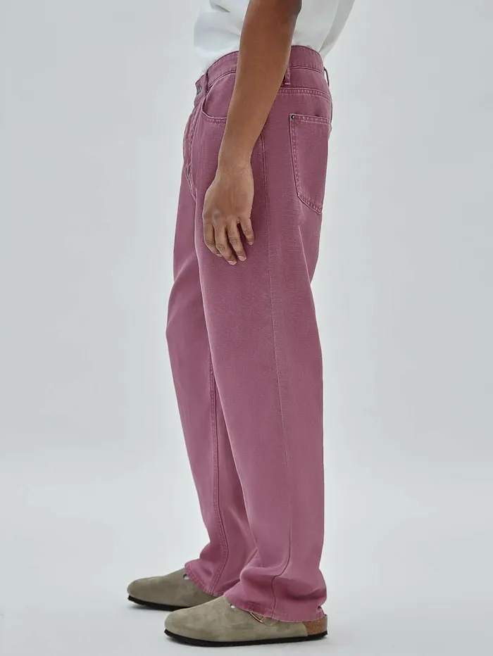 Women GUESS Originals Relaxed Canvas Pants Distressed Damson Multi Bottoms GUESS Women GUESS Originals Relaxed Canvas Pants Distressed Damson Multi Bottoms GUESS
