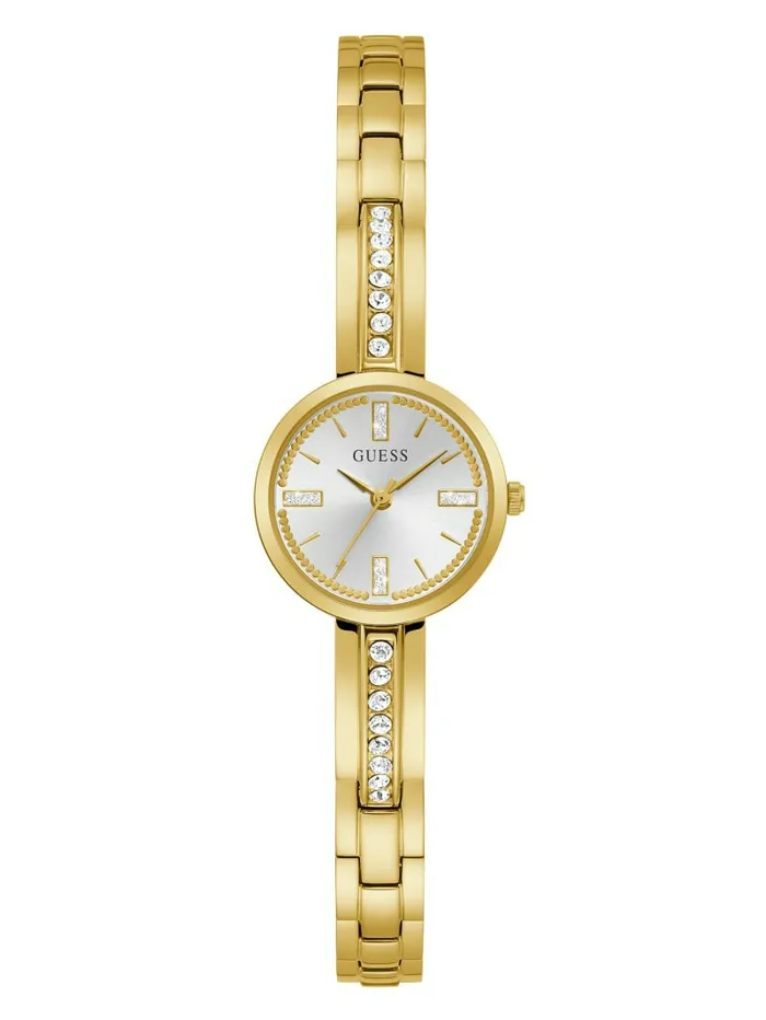 Women GUESS Sofia GoldTone Crystal Analog Watch Gold Watches