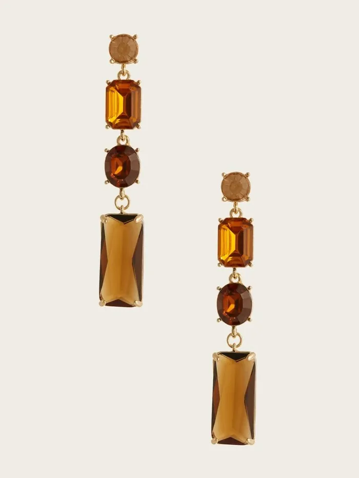 Women GUESS Topaz Drop Earring Topaz Jewelry
