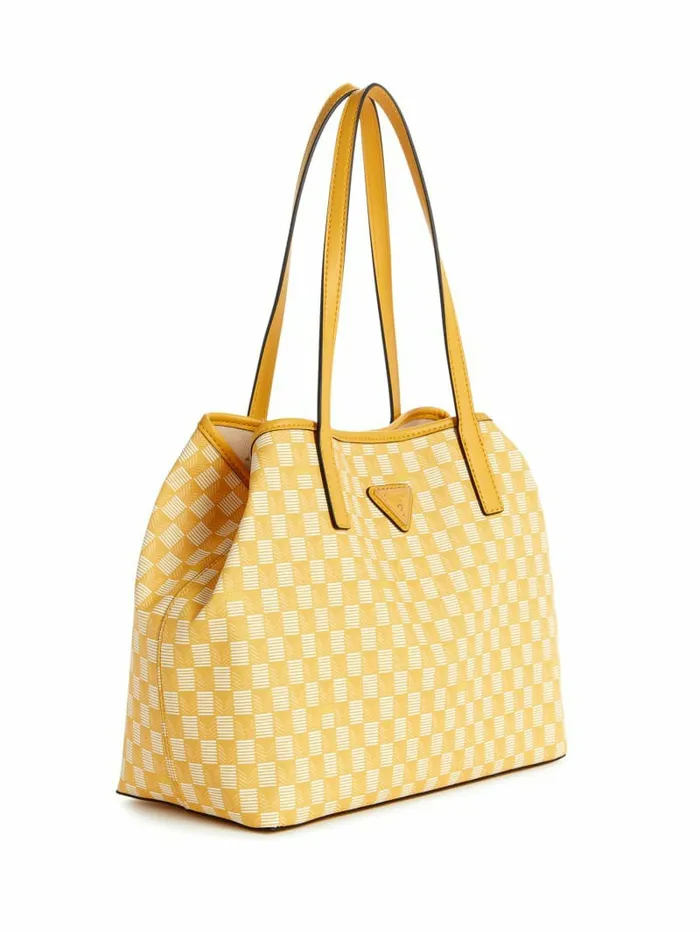 Women GUESS Vikky Tote Set Yellow Logo Handbags Women GUESS Vikky Tote Set Yellow Logo Handbags