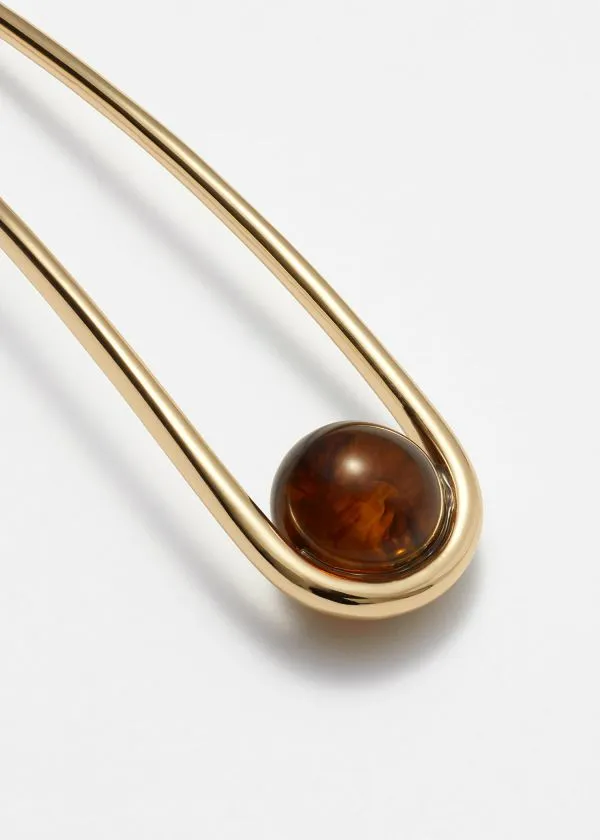 Women Hair Accessories and Other Stories GoldTone Hair Pin Amberandgold