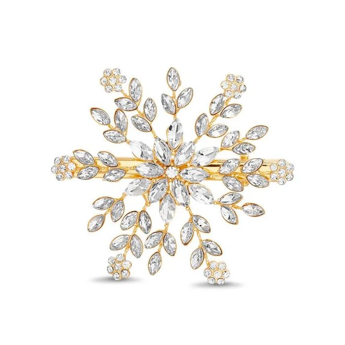Women Hair Accessories Badgley Mischka Floral Starburst Clip