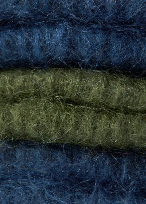 Women Headwear and Other Stories Brushed MohairBlend Beanie Dark Blue