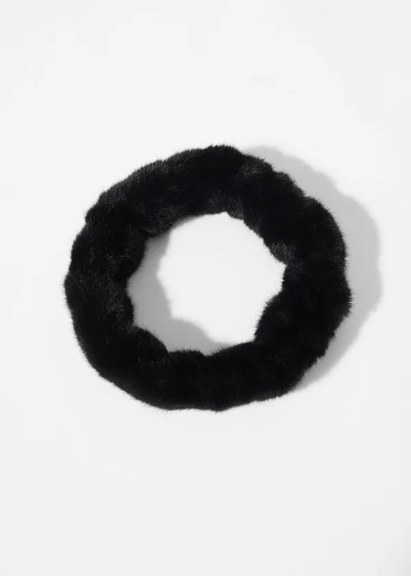 Women Headwear and Other Stories Faux Fur Headband Black Women Headwear and Other Stories Faux Fur Headband Black