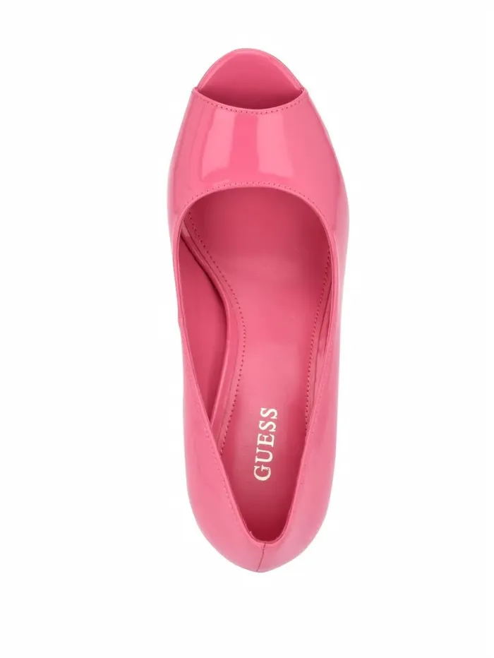 Women Heels GUESS Cacei PeepToe Stiletto Heels Medium Pink Women Heels GUESS Cacei PeepToe Stiletto Heels Medium Pink