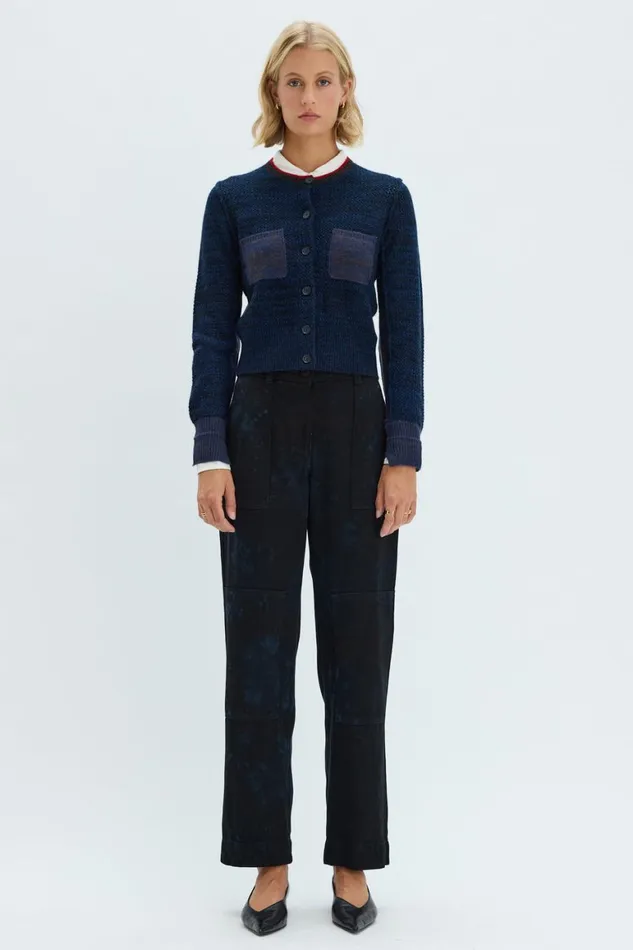 Women Indigo Cashmere Lina Cardigan Raquel Allegra TShirts