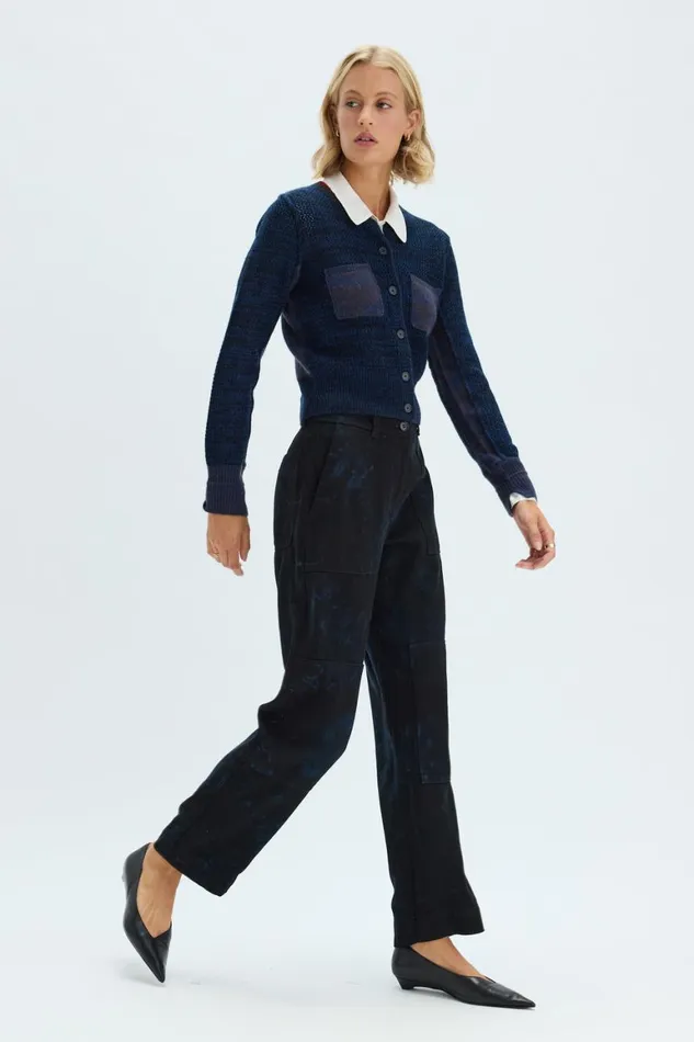 Women Indigo Cashmere Lina Cardigan Raquel Allegra TShirts