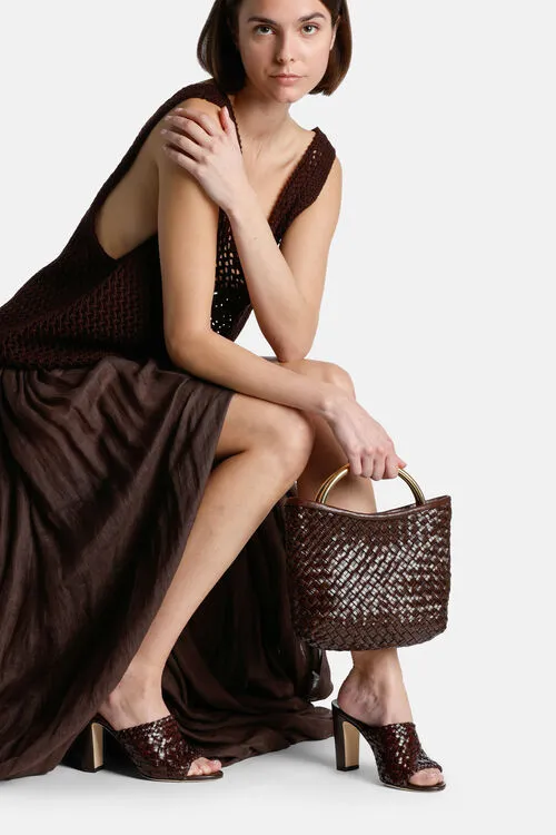 Women Intenza Intenza BrownGold Handbags Luisa Spagnoli Women Intenza Intenza BrownGold Handbags Luisa Spagnoli