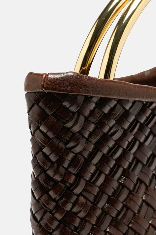Women Intenza Intenza BrownGold Handbags Luisa Spagnoli Women Intenza Intenza BrownGold Handbags Luisa Spagnoli