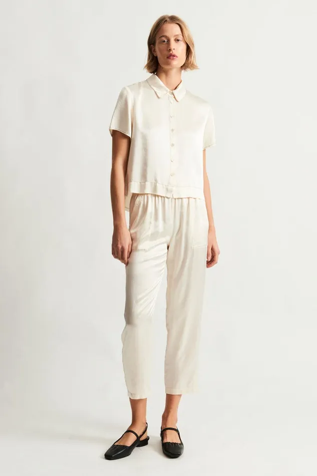 Women Ivory Calista Blouse Raquel Allegra Jackets