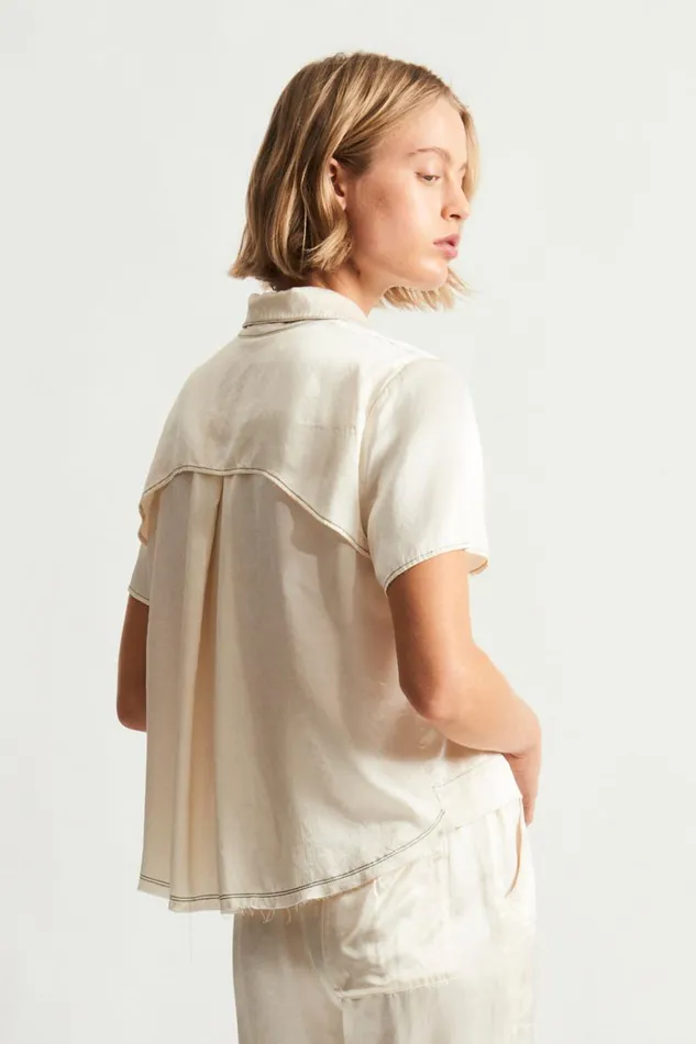 Women Ivory Calista Blouse Raquel Allegra Jackets