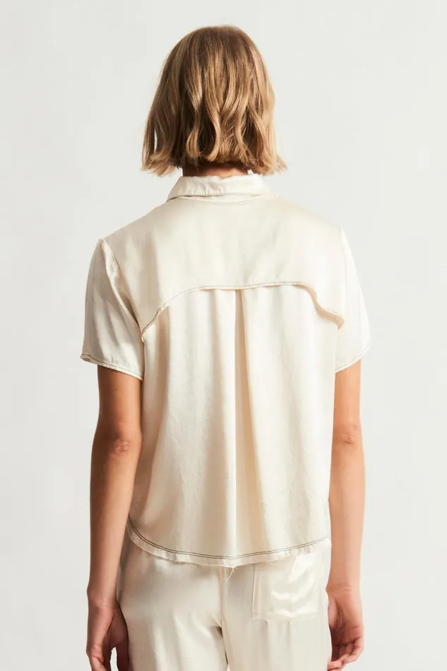 Women Ivory Calista Blouse Raquel Allegra Jackets