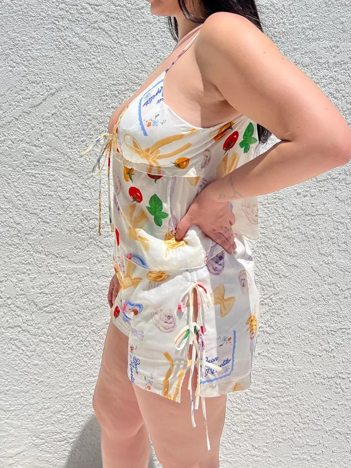 Women Ivy Top Buon Appetito Ivory Lisa Says Gah Blouses