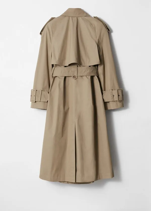 Women Jackets and Coats and Other Stories Belted Maxi Trenchcoat Beige