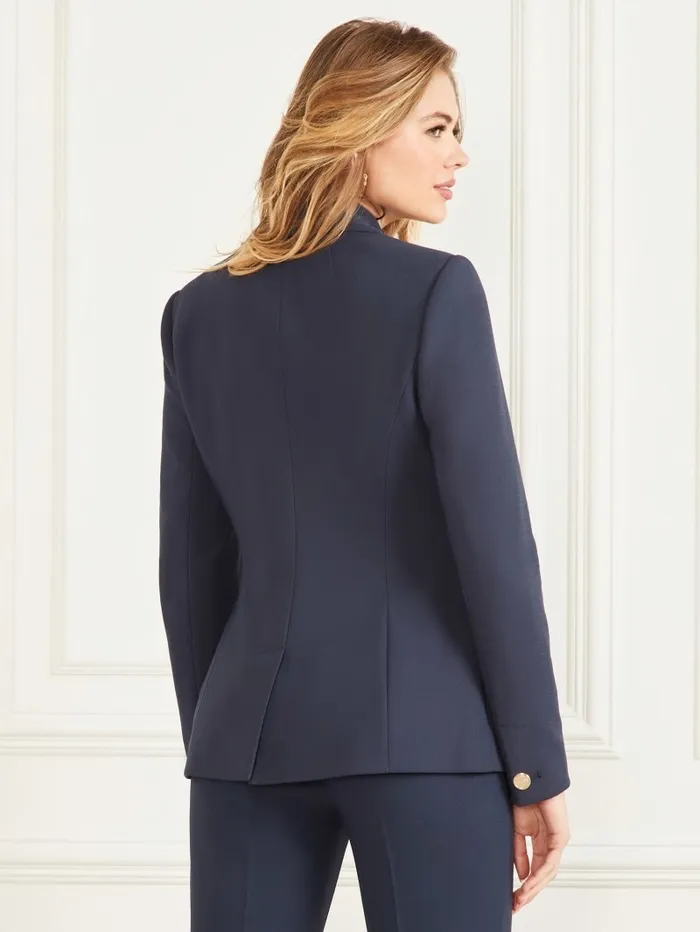 Women Jackets and Coats GUESS Karen Blazer Galaxy Blue